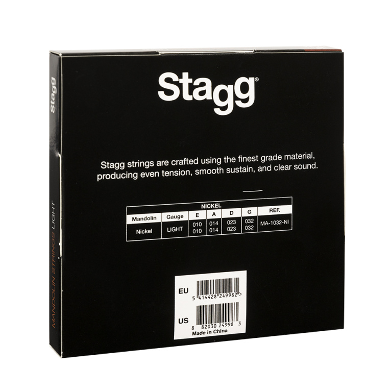 Set of nickel strings for mandolin, light