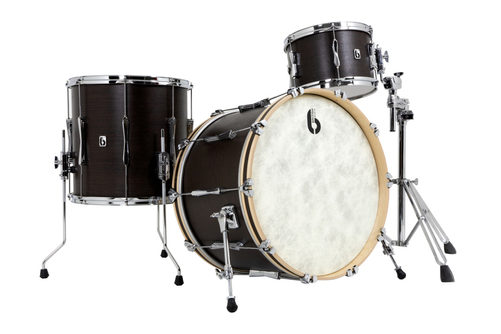 Lounge Club 20 3-piece drum set, mahogany and birch 5.5 mm blended shells, Kensington Crown finish
