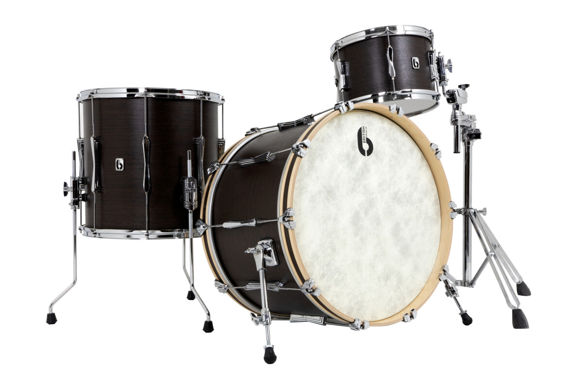 Lounge Club 18 3-piece drum set, mahogany and birch 5.5 mm blended shells, Kensington Crown finish