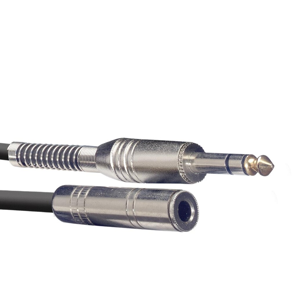 Audio cable, jack/jack (m/f), 3 m (10') » Stagg