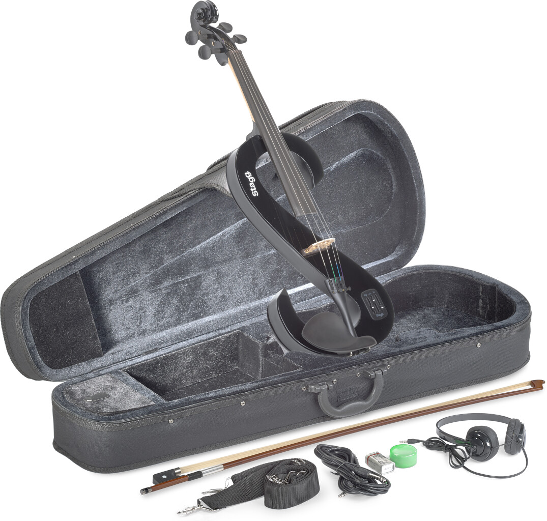 4/4 electric viola set with Sshaped black... » Stagg