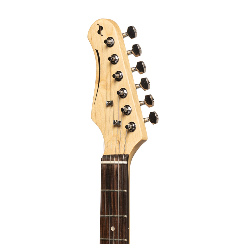 Stagg - Guitare électrique gaucher 4 4 débutant S300 Noire