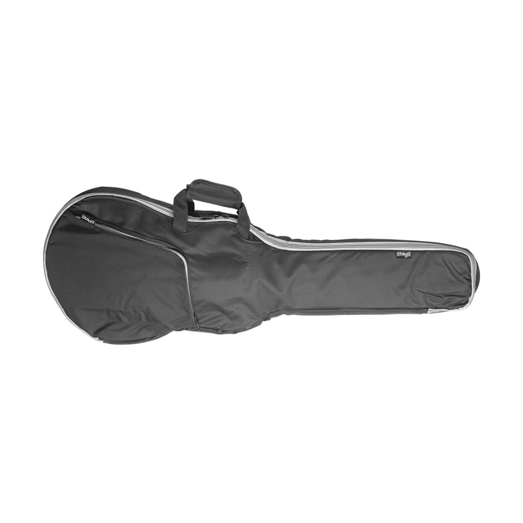 Black Full Size STB-10 W Stagg STB-10 W Padded Gigbag for Acoustic Guitar 