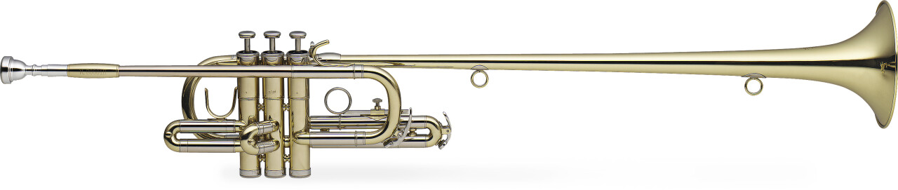 Trompette Sib EASTROCK - Laiton Laqué Noir - Embouchure 7C - Étui Inclus - Parfaite Pour Débutants