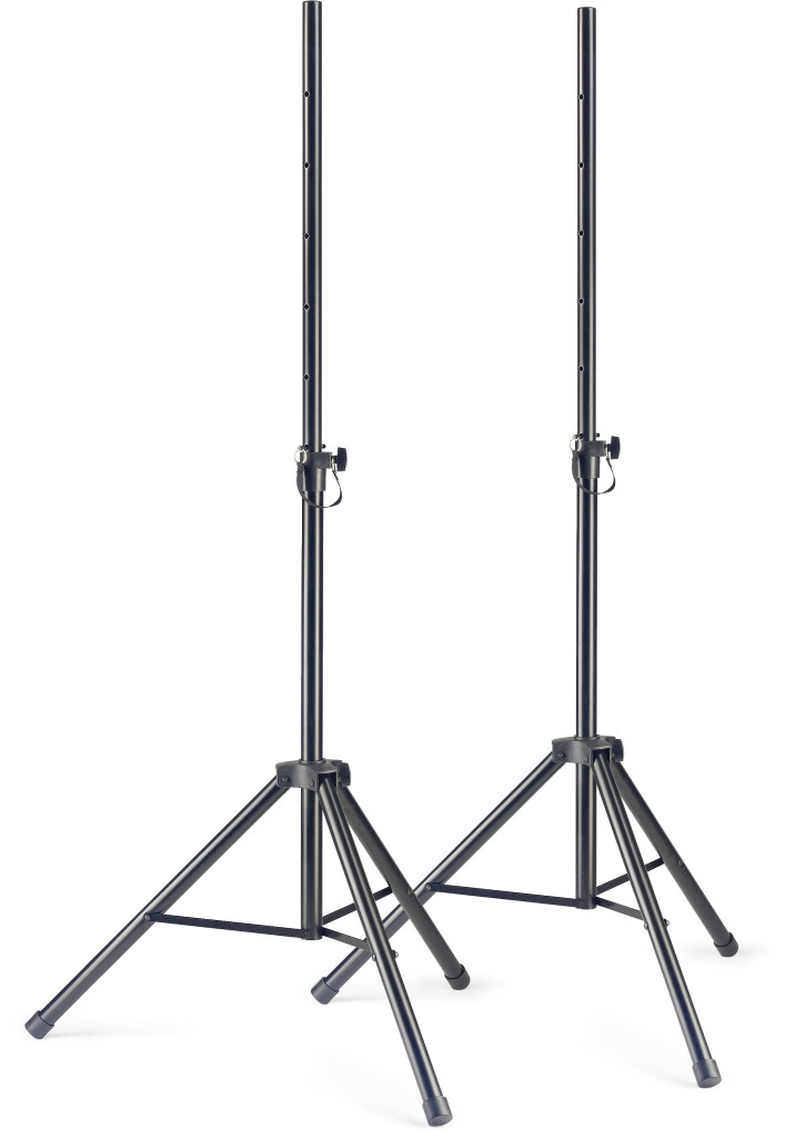 Q series steel speaker stand pair with folding » Stagg