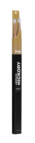 Buy Stagg SHV5AN 5A Hickory V Drum Sticks- Nylon Tip Online