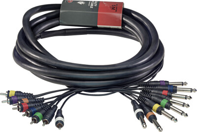 Stagg NMC20R Câble micro XLR femme-XLR mâle DLX 20 m Noir 