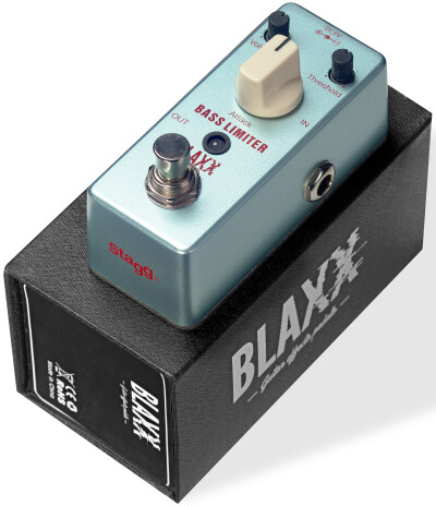 BLAXX limiter or enhancer pedal for electric bass guitar