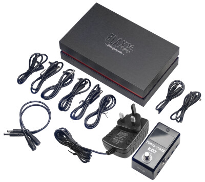 Blaxx power supply for 8 effects pedals and tuner pedal for guitar or bass